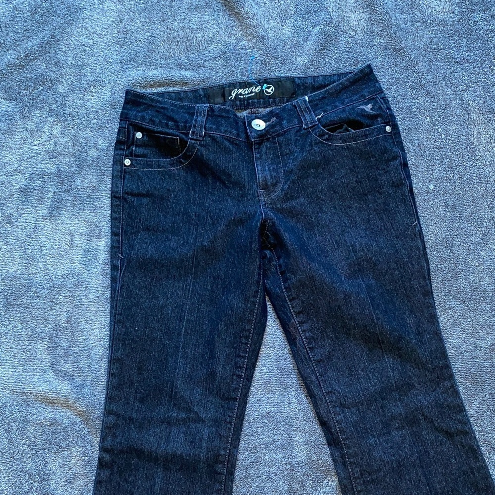 YMI Midnight black Wide Leg Jeans - Picture 4 of 11